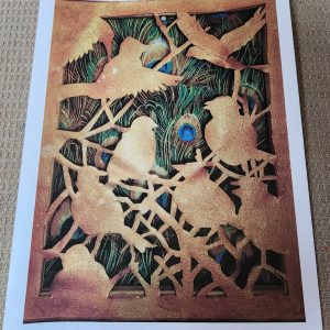 Acrylics, 2-level Canvas Painting